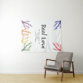 本物の愛の言葉と有名な名言の壁アート タペストリー (インサイチュ(横))