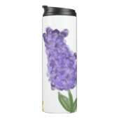 本物の手描き水彩色の花 タンブラー (回転右)