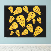 本物の抽象芸術モダンマスク キャンバスプリント (インサイチュ (ウッドフロア))