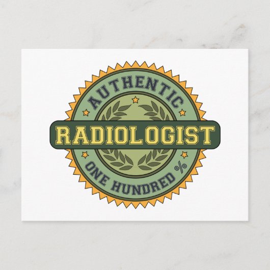 本物の放射線科医 ポストカード (正面)