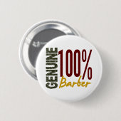 本物の理容師 缶バッジ (正面&裏面)