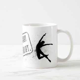本物の男はバレエをやる マグカップ コーヒーマグカップ