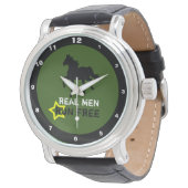 本物の男は自由に野生の黒馬のように駆ける（タフボーイ） 腕時計 (アングル)