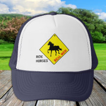 本物の男は馬に乗る - トラッカー ハット
