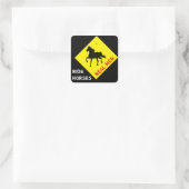 本物の男は馬に乗る & ブラックホースパーティー / ロデオ スクエアシール (バッグ)