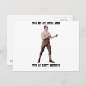 本物の男らしさ ポストカード (正面/裏面)