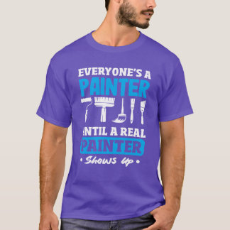 本物の画家が現れるまでは誰でも画家 Tシャツ