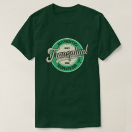 本物の移植生存者ヴィンテージデザインシャツ Tシャツ
