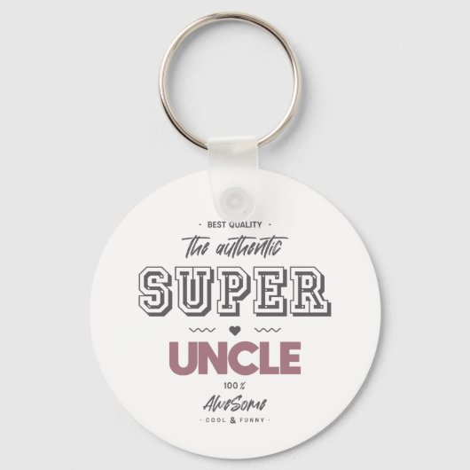 本物の素晴らしおじさん キーホルダー (正面)