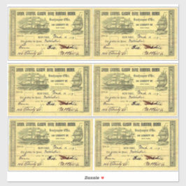 本物の英国の蒸気船パスヴィンテージ旅行 シール