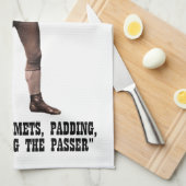 本物の過度に男らしい人 キッチンタオル (四つ折り)