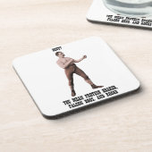 本物の過度に男らしい人 コースター (左側)