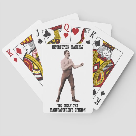 本物の過度に男らしい人 トランプ (裏面)