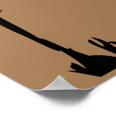 本物の部族の風景 ポスター (角)