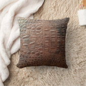 本物の革のテクスチャバックグラウンド、クローズアップ、embo クッション (ブランケット)