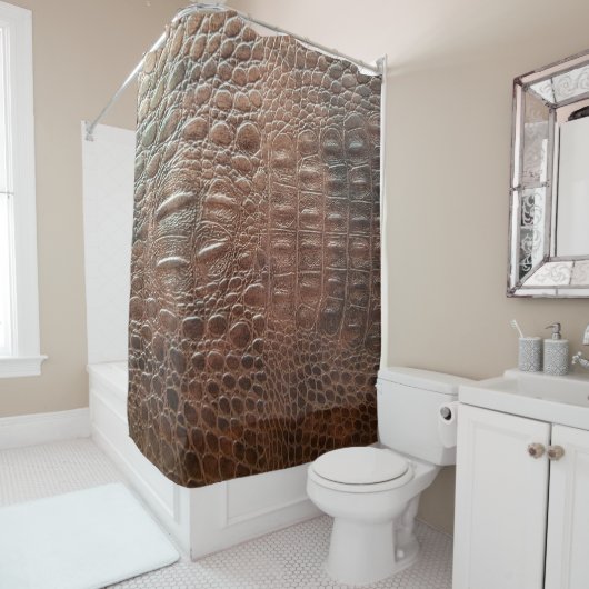 本物の革のテクスチャバックグラウンド、クローズアップ、embo シャワーカーテン (インサイチュ)