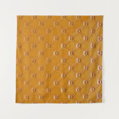 本物の革の表皮:装飾モチーフ。 タペストリー (正面(横))