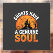 本物の魂のデザインのハロウィンの幽霊 ウィンドウサイン (シート2)