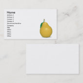 本物の黄金の梨 名刺 (正面/裏面)