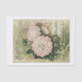 本物の（AIではない）シードカタログはピンクの花をカバー 薄葉紙 (正面)