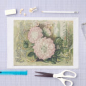 本物の（AIではない）シードカタログはピンクの花をカバー 薄葉紙 (クラフト)