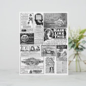 本物の(AIではない)ヴィンテージパック新聞の広告 (スタンド正面)