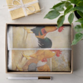 本物の（AIではない）鶏と鶏の鶏 薄葉紙 (ギフト)