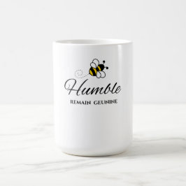 本物らしさ WHITE 15 OZ. BEE HUMBLE コーヒーマグカップ