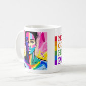 本物を受け入れる コーヒーマグカップ (正面左)