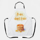 本物を焼け、偽物を出すな エプロン (正面)
