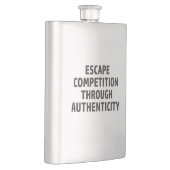 本物を通じて競争から逃れる フラスク (右)