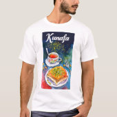 本物クナファナブルスデザートكنافة Tシャツ (正面)