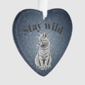 本物主義のバセットハウンドタグ オーナメント (正面)