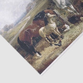 本物（AIではない）のビクトリアン馬絵を描類 薄葉紙 (詳細)