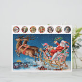 本物（AIではない）のヴィンテージサンタイラスト (スタンド正面)