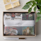 本物（AIではない）のヴィンテージサンタクロースはがき 薄葉紙 (ギフト)