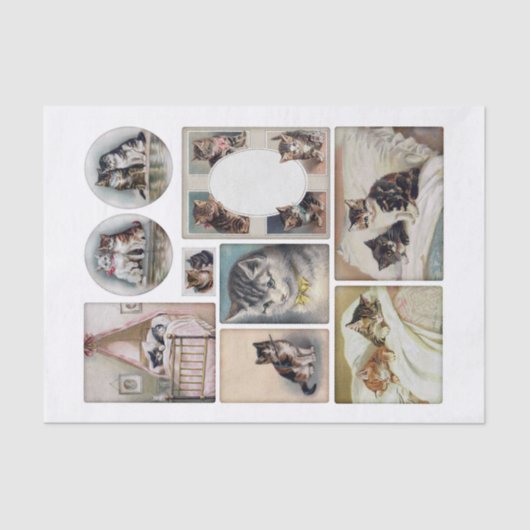 本物（AIではない）のヴィンテージH.マグワイア（1860年～1909年） 薄葉紙 (正面)