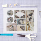 本物（AIではない）のヴィンテージH.マグワイア（1860年～1909年） 薄葉紙 (クラフト)