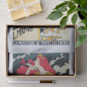 本物（AIではない）アールヌーボー広告ポスター 薄葉紙 (ギフト)