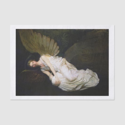 本物（AIではない）ヴィンテージエンジェルビクトリアンー 薄葉紙 (正面)