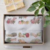 本物（AIではない）ヴィンテージハンドウィムシーエフェメラ 薄葉紙 (ギフト)