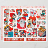 本物（AIではない）ヴィンテージバレンタイン (正面/裏面)