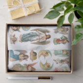 本物(AI)ヴィンテージクリスマスエンジェル 薄葉紙 (ギフト)