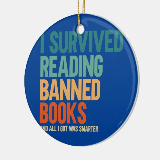 本生き延びの好き禁止 セラミックオーナメント (左)