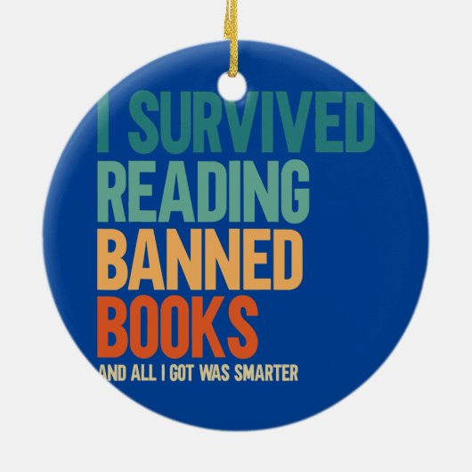 本生き延びの好き禁止 セラミックオーナメント (裏面)