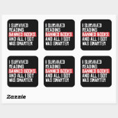 本生き延び読を禁ず スクエアシール (シート)