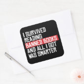 本生き延び読を禁ず スクエアシール (封筒)