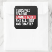 本生き延び読を禁ず スクエアシール (バッグ)