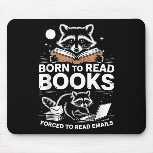 本生まれをBookish Rに強制的に読電子メールを送信する マウスパッド (正面)
