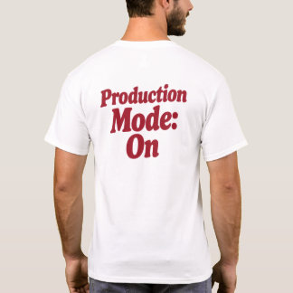 本番モード: 有効 Tシャツ